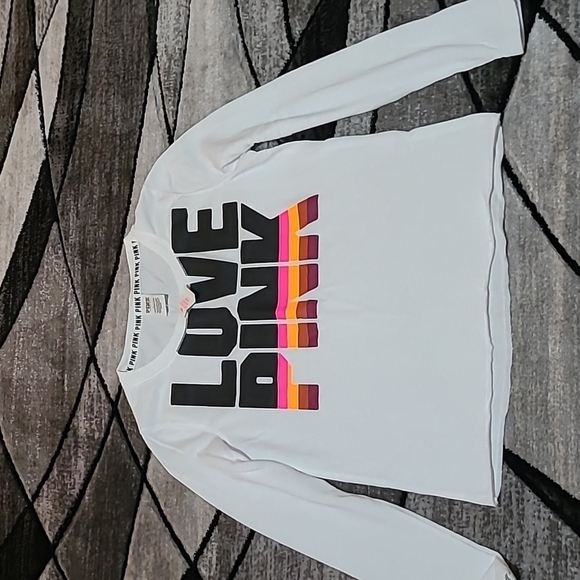 VS PINK 2016 Bengal Stripe Sweatshirt - Picture 1 of 13